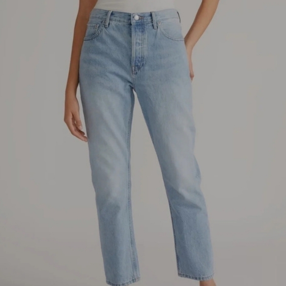 Everlane Denim - Everlane The Cheeky Light Blue Crop Jeans Size 26
